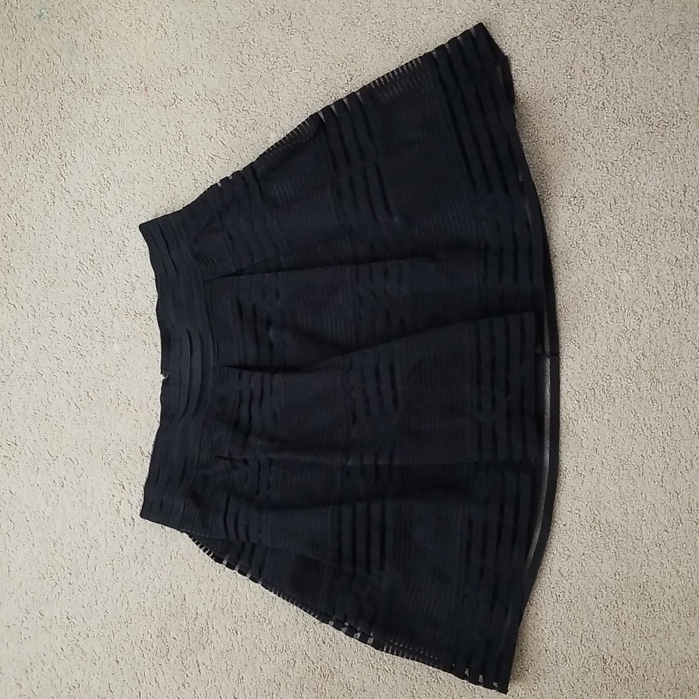 Torrid Black Pleated A-Line Skirt Torrid Size 2 (18-20)
